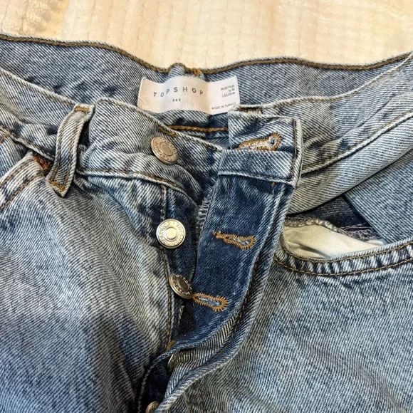 Topshop Light Blue Denim Jeans - Picture 3 of 7